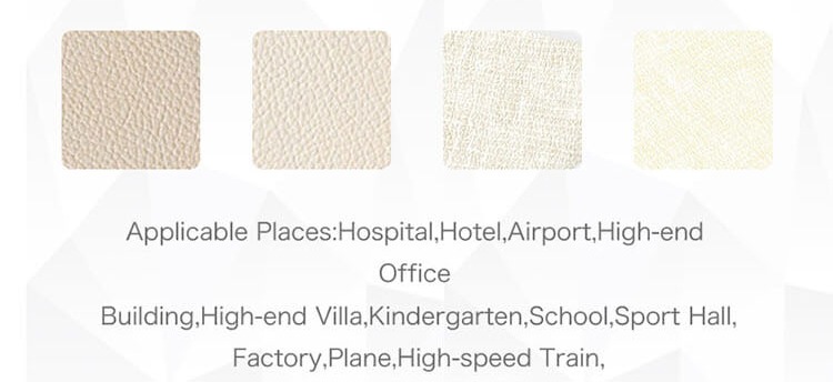 Solid Color and Faux-Wood Patterns wall covering protection