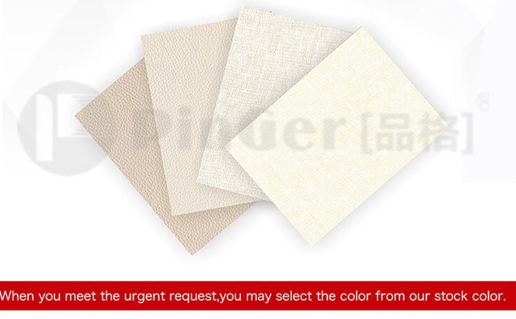 Solid Color and Faux-Wood Patterns wall covering protection